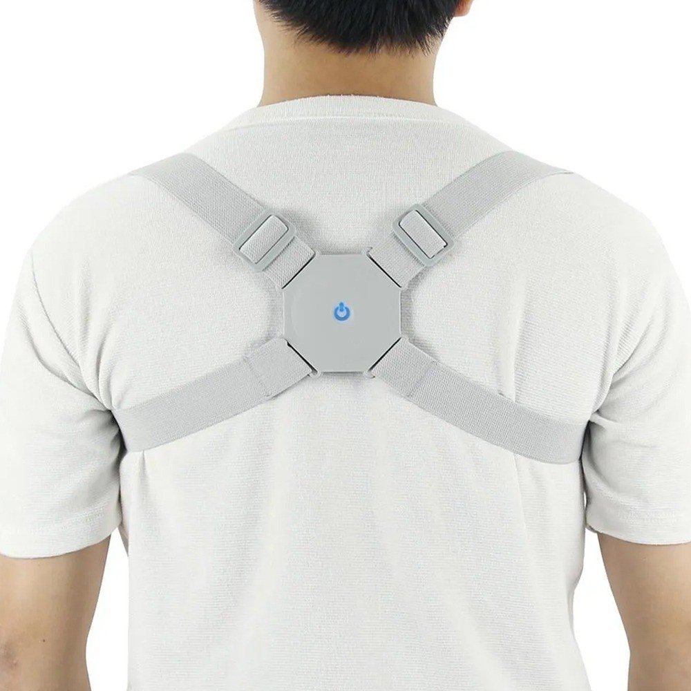 Colete Corretor Postura Costas Coluna Com Sensor Inteligente - 2