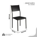 Ver imagem 4 de Conjunto Sala de Jantar Mesa 160x90cm Base Pérola Tampo Mdf Laca com Vidro Florença