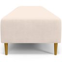 Ver imagem 7 de Puff Decorativo Sala de Estar Bali W01 Pés Palito 210x60cm Suede Bege - Lyam Decor