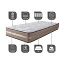 Ver imagem 3 de Colchão Solteiro CAMA INBOX de Molas Ensacadas 88x188x22 Cama inBox Smart Gold Bege