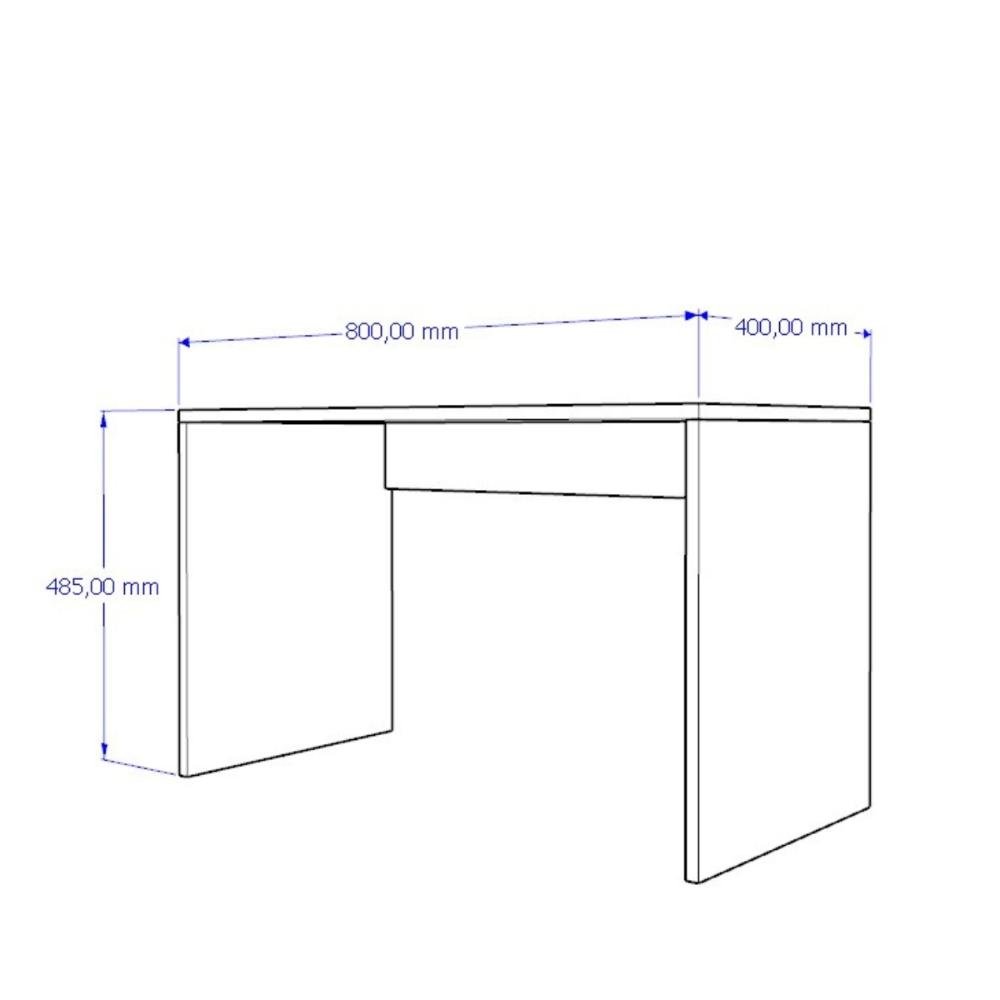 Mesa C/ 2 Baú Organizador de Brinquedos P/ Quarto de Criança Branco - 4