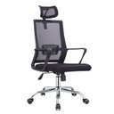 Ver imagem 6 de Kit 8 Cadeiras Escritório Presidente Giratória com Apoia Cabeça Tela Mesh San Diego