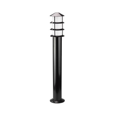 Poste Balizador Germany Oriental 75cm E27 Bivolt Preto Fosco
