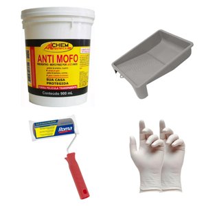 Anti Mofo 900ml + Bandeja Plástica + Rolo 9cm