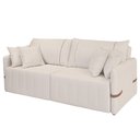 Ver imagem 1 de Sofá Cama Retrátil 220cm Essence D05 Linho Cru/camel - Mpozenato