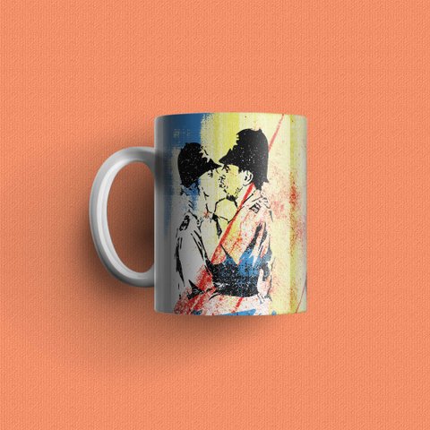 Kiss - Caneca de Qualidade Premium É Decoração Caneca Premium - 325ml