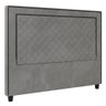 Cabeceira Cama Box Casal 140cm Suede Cinza - TESTE ANY - 1