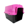 Casinha Pet Plástica N°4 Tam. 60 X 47x 45cm Cor Rosa Durín - 1