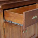 Ver imagem 4 de Cristaleira Arca e Oratório 6 Portas 2 Gavetas Manchester 2058 - Imbuia Glazer