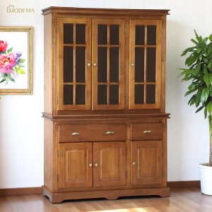 Cristaleira Arca e Oratório 6 Portas 2 Gavetas Manchester 2058 - Imbuia Glazer