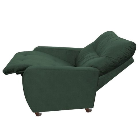 Poltrona para Reclinável Suede Imperio Moderno Verde