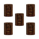 Ver imagem 1 de Conjunto de 5 Interruptores de 1 Tecla Simples e Tomada 2p+t 20a , Modular, com Placa 4x2 e Suporte