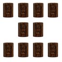 Ver imagem 1 de Conjunto de 10 Interruptores de 1 Tecla Simples e Tomada 2p+t 20a , Modular, com Placa 4x2 e Suporte