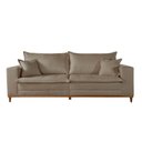 Ver imagem 2 de Sofá Matrix 02 Módulos de 100cm B25cm Meu Sofá Online B002 Veludo Capuccino