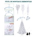 Ver imagem 4 de Árvore de Natal Branca 1,80m 600 Galhos Pinheiro Luxo Klizz