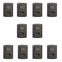 Ver imagem 1 de Conjunto de 10 Interruptores de 1 Tecla Simples e Tomada 2p+t 20a , Modular, com Placa 4x2 e Suporte