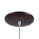 Ver imagem 2 de Pendente Meia Lua 34cm Luminária Alumínio Marrom