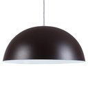 Ver imagem 3 de Pendente Meia Lua 34cm Luminária Alumínio Marrom