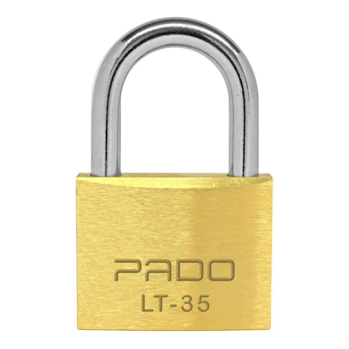 Cadeado Latão Pado 2 Chaves Não Enferruja Resistente - 4