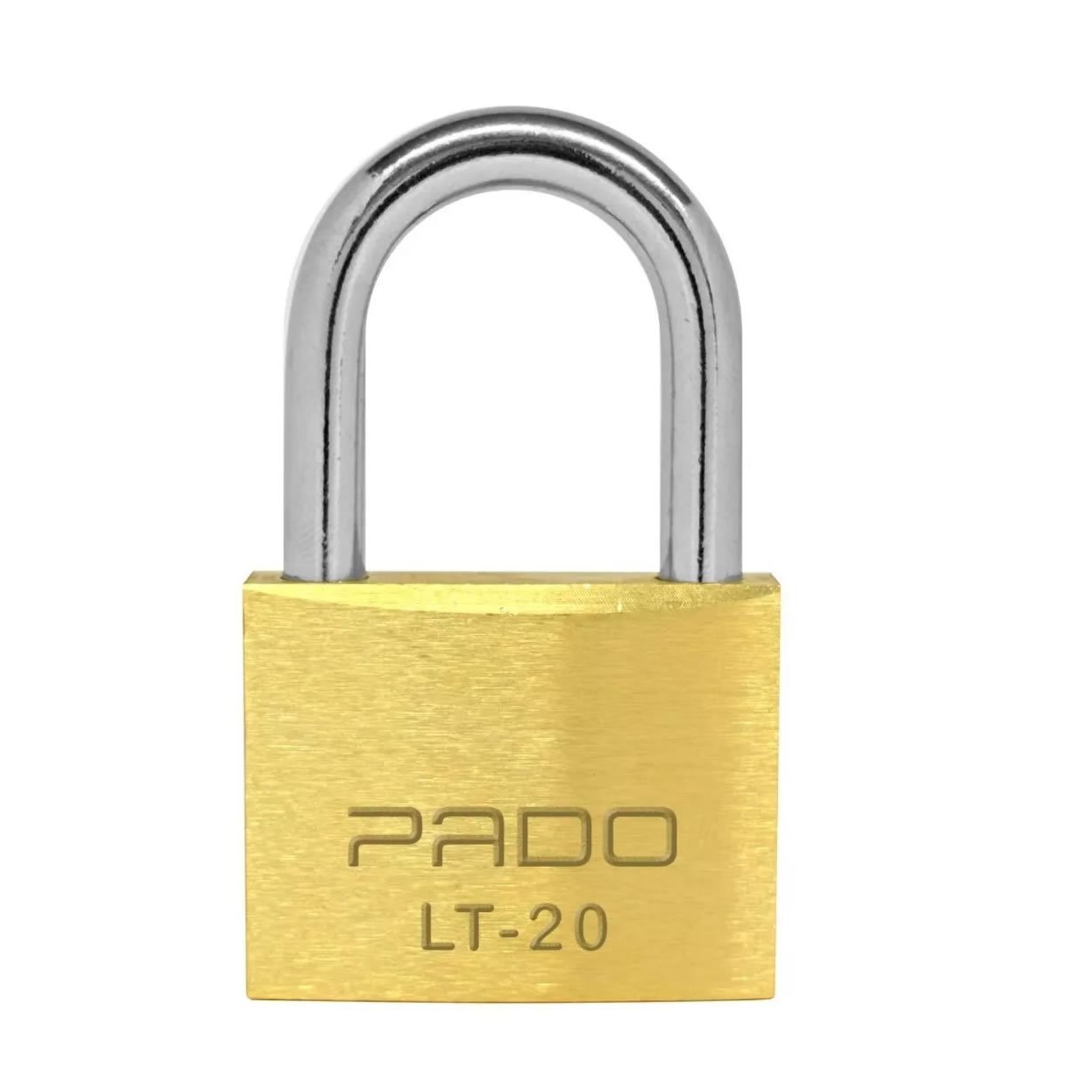 Cadeado Latão Pado 2 Chaves Não Enferruja Resistente - 1