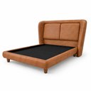 Ver imagem 5 de Cama Japonesa com Cabeceira Casal Blind Haru Courino Caramelo - Sallar Home