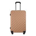 Ver imagem 1 de Mala de Viagem Tamanho Média 23kg Rodas 360 - Gladiador Diamond D1m: Rose Gold