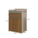 Ver imagem 6 de Gabinete de Banheiro 50cm com Lavatório e Armário Ref 501 Branco/Itapuã