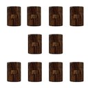 Ver imagem 1 de Conjunto de 10 Interruptores de 1 Tecla Simples, Modular, com Placa 4x2 e Suporte