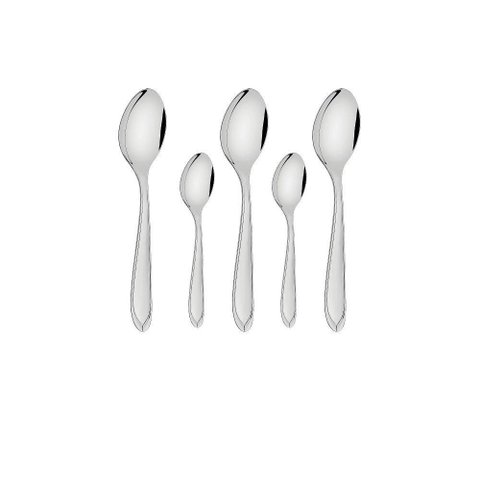 Conjunto Chá e Sobremesa Laguna 12 Peças Luxo Totalmente em Aço Inox Itop - Tramontina