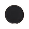 Prato de Sobremesa Copa e Cia Vivant em Cerâmica Preto - 1