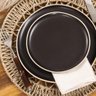 Prato de Sobremesa Copa e Cia Vivant em Cerâmica Preto - 2