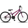 Bicicleta Aro 24 Infantil 18 Marchas South Love Girl Freio V-brake - Roxo Roxo - 1
