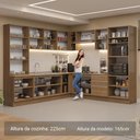 Ver imagem 6 de Armário de Cozinha Completa 549cm Rustic Glamy Madesa 01