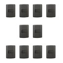 Ver imagem 1 de Conjunto de 10 Interruptores de 1 Tecla Simples, Modular, com Placa 4x2 e Suporte