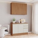 Ver imagem 1 de Cozinha Compacta 2 Peças com Tampo Yasmin Espresso Móveis