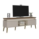 Ver mais imagens de Rack Pinho/Off White para Tvs de até 75" Tampo c/ Bordas