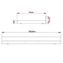 Ver imagem 2 de Cama Auxilar Solteiro Cm8008 Amendoa Tecno Mobili Amendoa