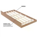 Ver imagem 5 de Cama Auxilar Solteiro Cm8008 Amendoa Tecno Mobili Amendoa