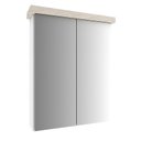 Ver imagem 4 de Armário de Banheiro 50cm 02 Portas Ref 501 Cewal - Branco/arenito