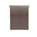 Ver imagem 3 de Armário de Banheiro 50cm 02 Portas Ref 501 Cewal - Branco/arenito