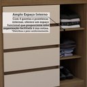 Ver imagem 6 de Cômoda Uni com Sapateira 1 Porta 4 Gavetas Luciane