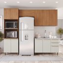 Ver imagem 1 de Cozinha Compacta 4 Peças com Torre Quente Yasmin Espresso Móveis