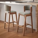 Ver imagem 2 de Banqueta Antonella Corino Área Gourmet - 7 Decor Vermelho Escuro