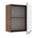 Ver mais imagens de Armário Aéreo 60 Cm 1 Porta Rustic/Branco Veludo
