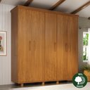 Ver imagem 1 de Guarda- roupa Ibiza 5 portas - 100% madeira 