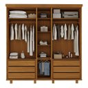 Ver imagem 3 de Guarda- roupa Ibiza 5 portas - 100% madeira 