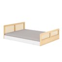 Ver imagem 7 de Cama Casal Lift em Madeira Maciça com Rattan Casatema MadeiraOriginals Bege/Branco/Marrom