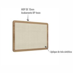 Conjunto Cabeceira Solteiro 90cm e Mesa de Cabeceira 2 Gavetas Pé Madeira Palhinha Oslo - 5