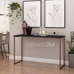 Kit 2 Pes Para Mesa Escritório Aparador Home Office Quarto Pequeno Cobre - 2
