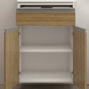Ver imagem 2 de Gabinete de Banheiro 50cm sem Cuba/Lavatório Ref 501 Branco/Itapuã